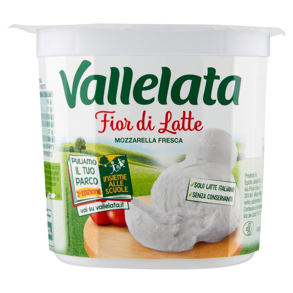 Vallelata Fior di Latte Mozzarella Fresca 200 g