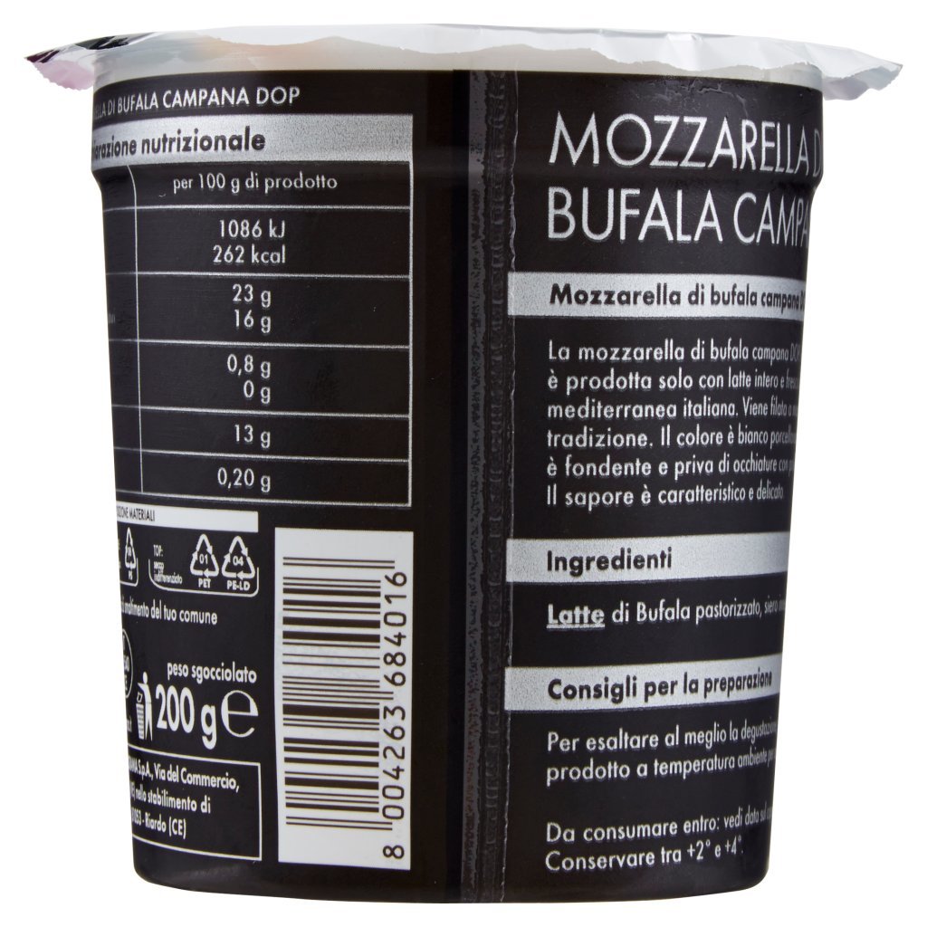 I Tesori Mozzarella di Bufala Campana Dop 200 g