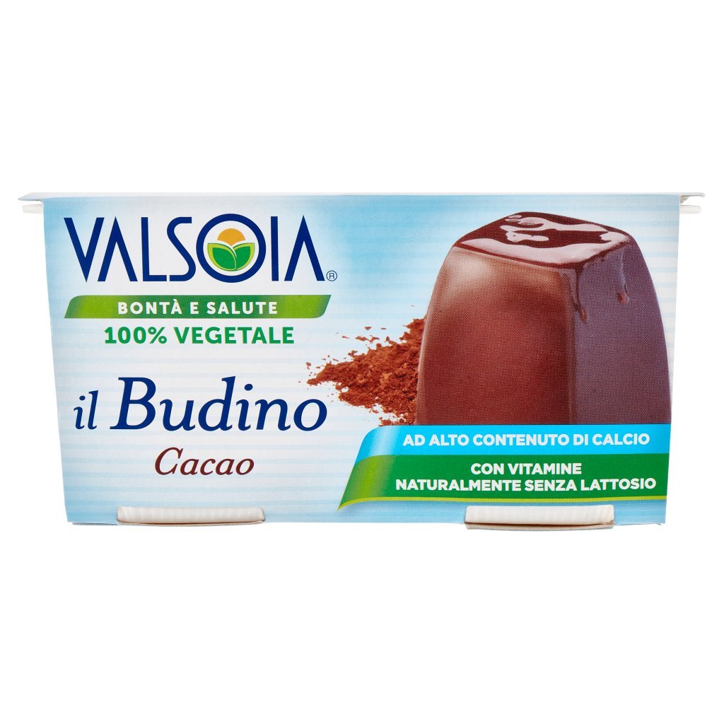 Valsoia Bontà e Salute Il Budino Cacao Ad Alto Contenuto di Calcio 2 x 115 g
