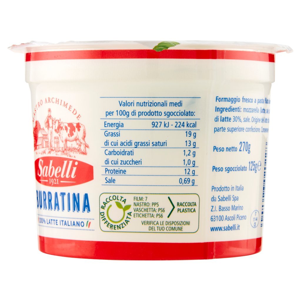 Sabelli Burratina 125 g