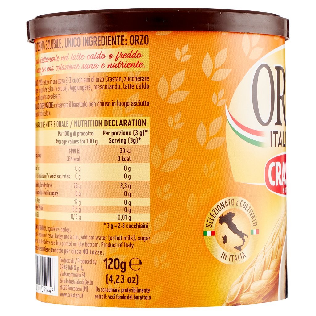 Orzo Solubile 120g - CRASTAN