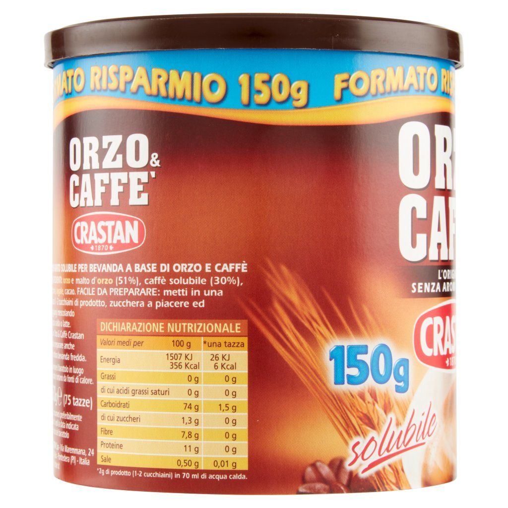 Crastan Orzo & Caffè Solubile