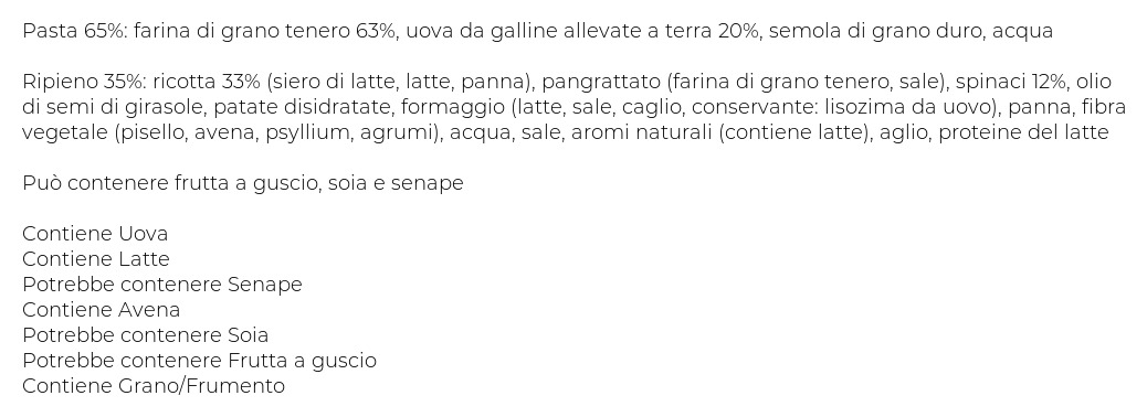 Fini I Granclassici Grantortello Ricotta e Spinaci 2 x 250 g