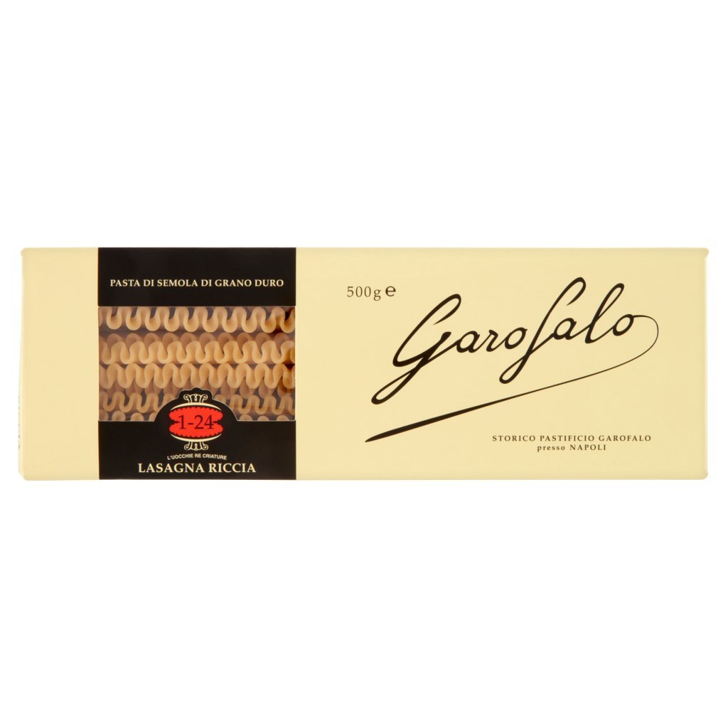 Garofalo Lasagna Riccia 1-24 Pasta di Semola di Grano Duro