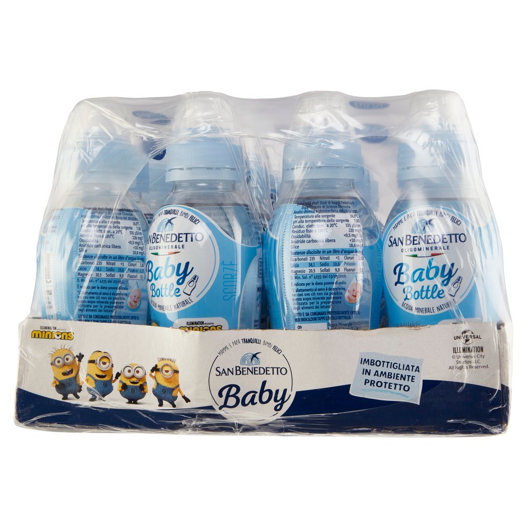 San Benedetto Baby Bottle Naturale P&p Vassoio 6 x 4 x 0,25 l