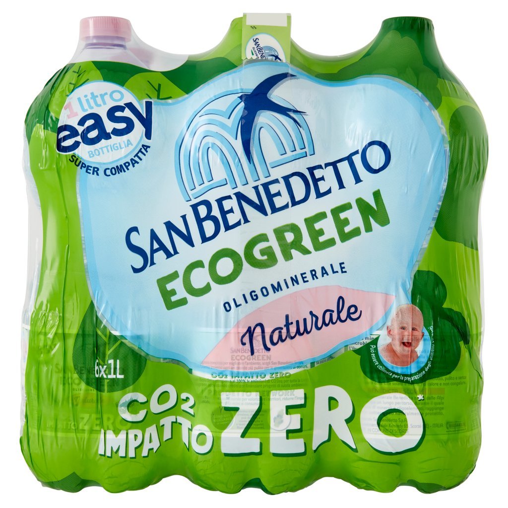 San Benedetto Acqua Naturale Benedicta Ecogreen Easy