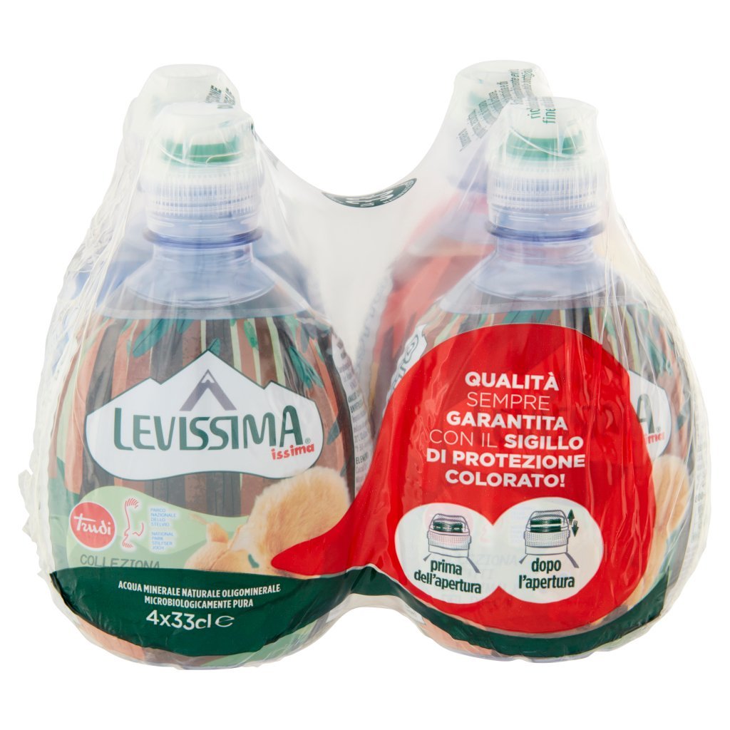 Levissima Issima Acqua Minerale Naturale Oligominerale, 33cl x 4