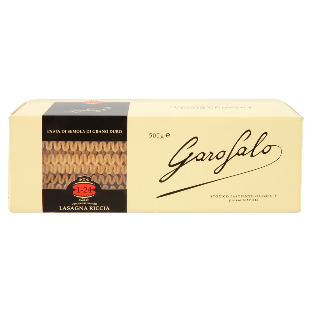 Garofalo Lasagna Riccia 1-24 Pasta di Semola di Grano Duro