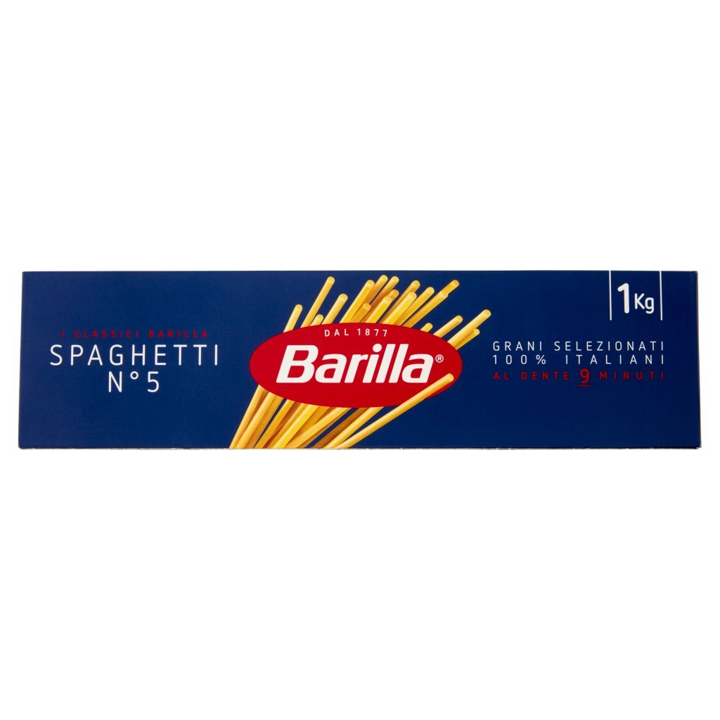 Barilla Pasta Spaghetti N.5 100% Grano Italiano 1kg