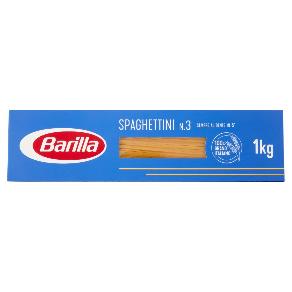 Barilla Pasta Spaghettini N.3 100% Grano Italiano 1kg