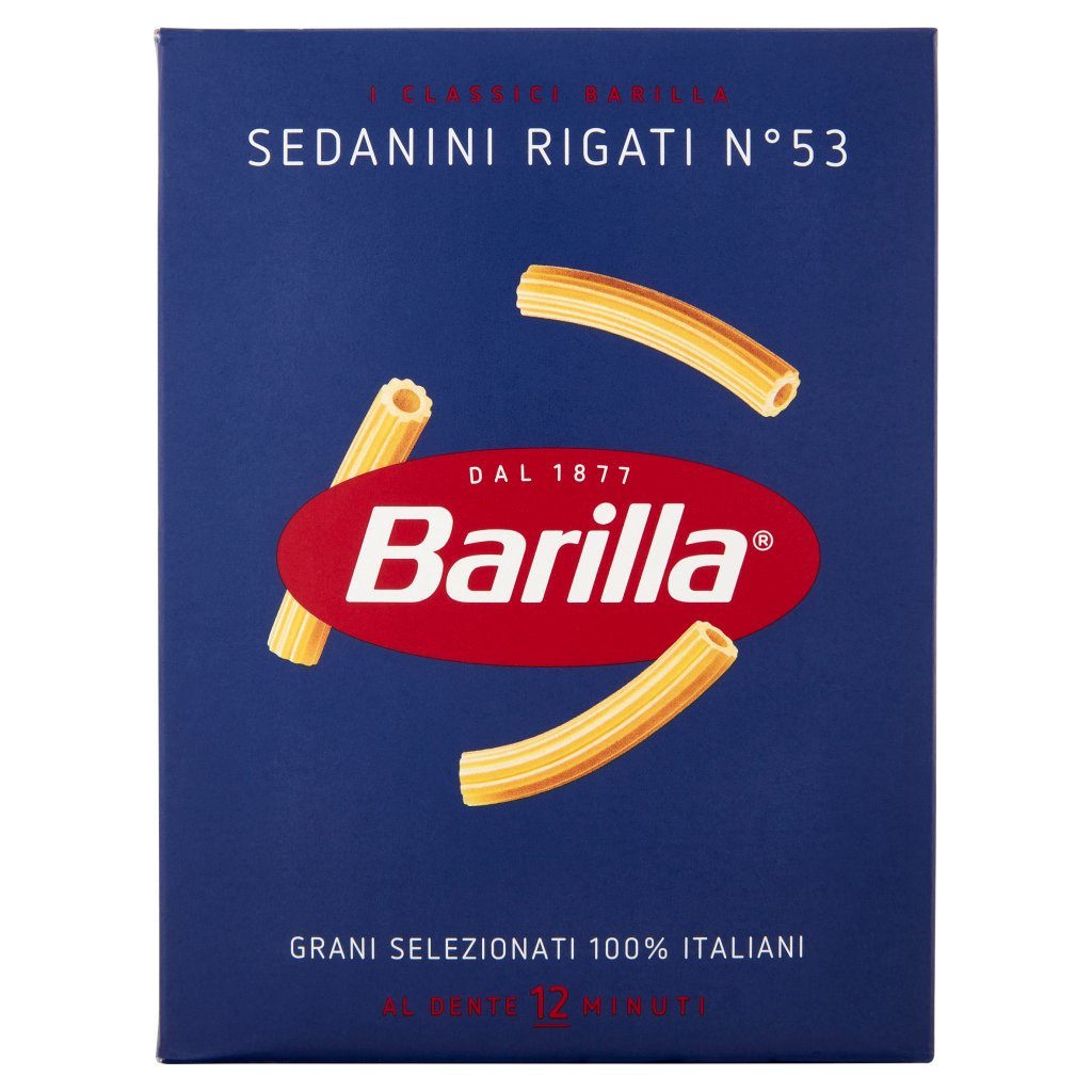 Barilla Pasta Sedanini Rigati N.53 100% Grano Italiano