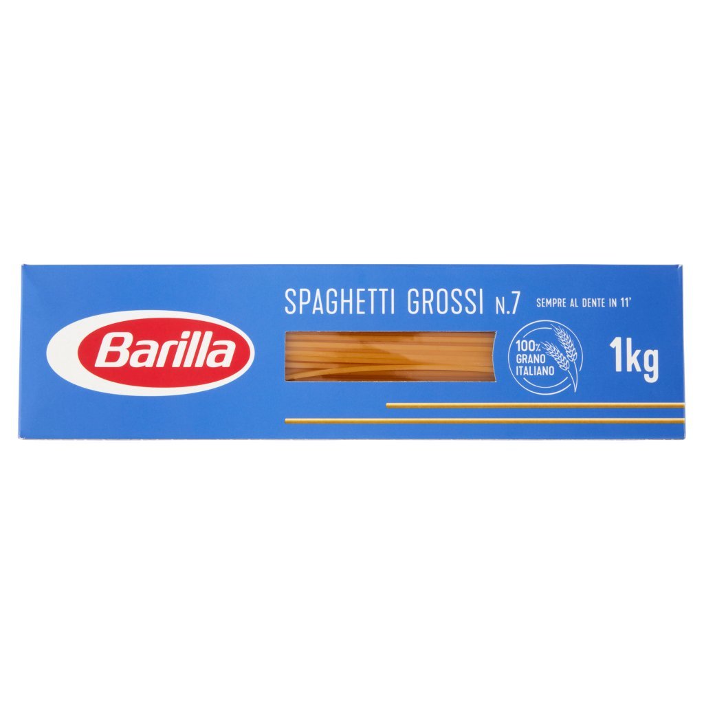 Barilla Pasta Spaghetti Grossi N.7 100% Grano Italiano 1kg