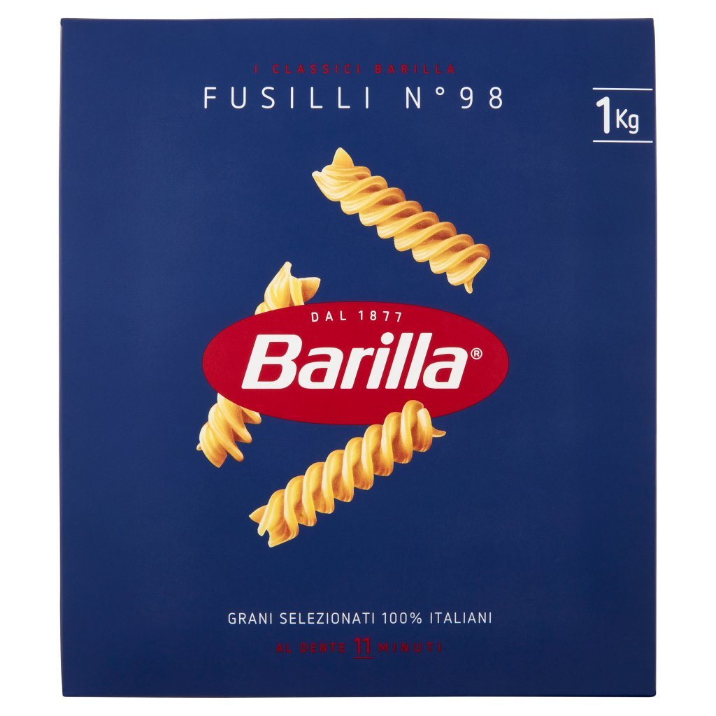 Barilla Pasta Fusilli N.98 100% Grano Italiano 1kg