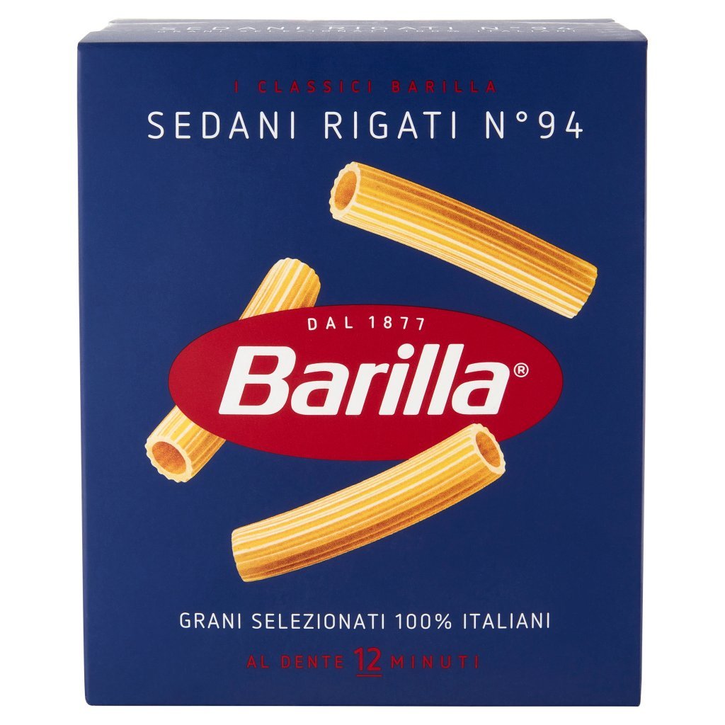 Barilla Pasta Sedani Rigati N.94 100% Grano Italiano