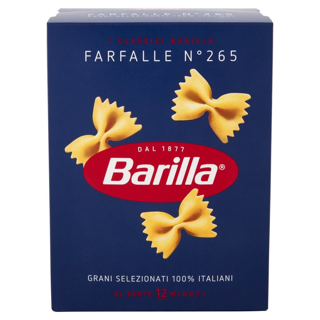 Barilla Pasta Farfalle N.265 100% Grano Italiano