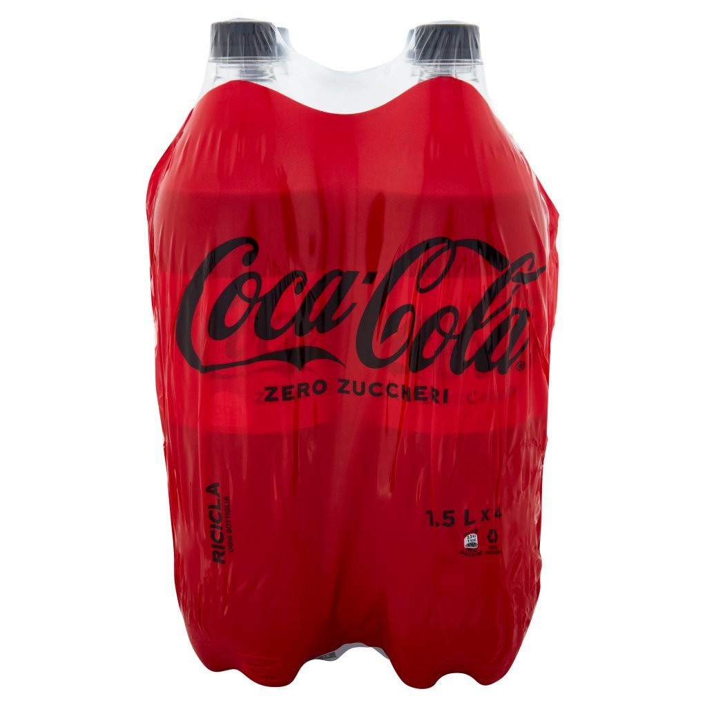 Coca Cola Zero Coca-cola Zero Zuccheri Pet 4 x 1,5 l