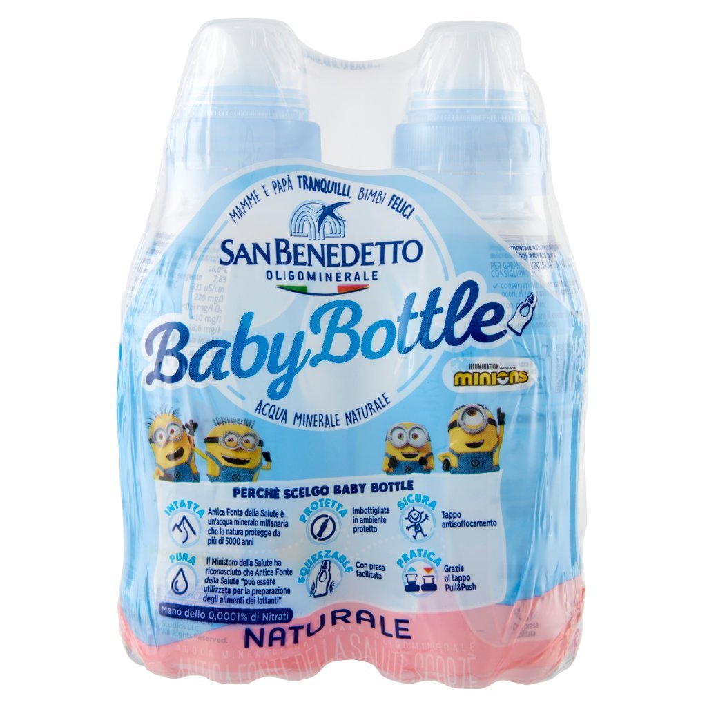 San Benedetto Baby Bottle Naturale P&p Fardello 4 x 0,25 l