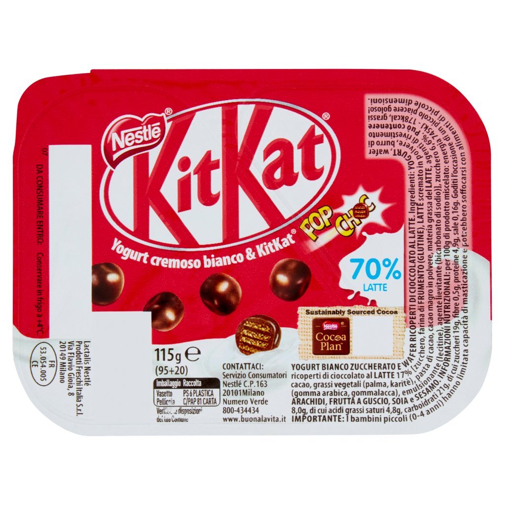 Nestlé Kitkat Yogurt Cremoso Bianco & Kitkat Pop Choc Everli