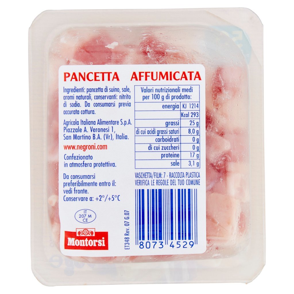 Negroni Pancetta Affumicata in Cubetti