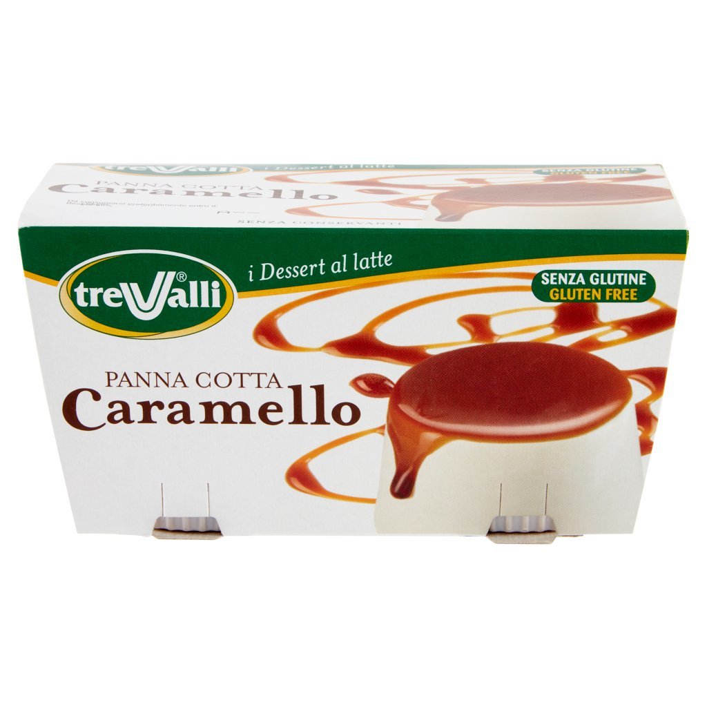 Trevalli I Dessert al Latte Panna Cotta Caramello 2 x 100 g