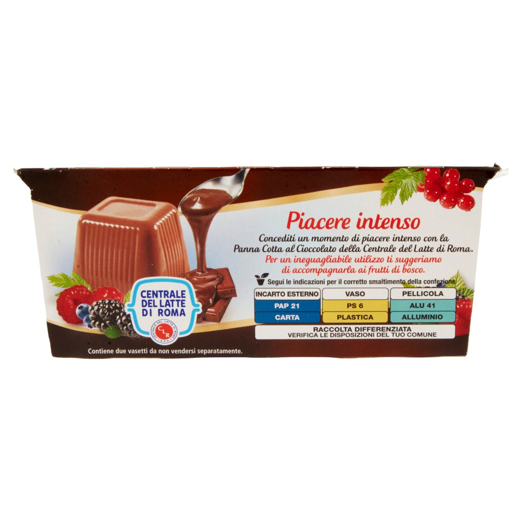 Centrale del Latte di Roma Panna Cotta al Cioccolato 2 x 100 g