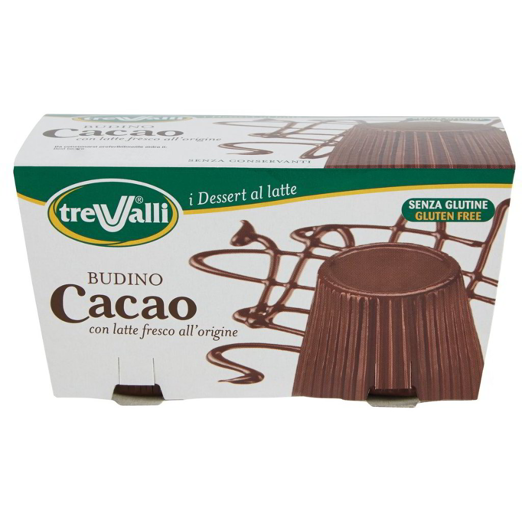 Cooperlat Trevalli Budino Cacao 100x2 Trevalli