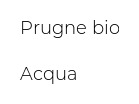 Noberasco Bio Prugne