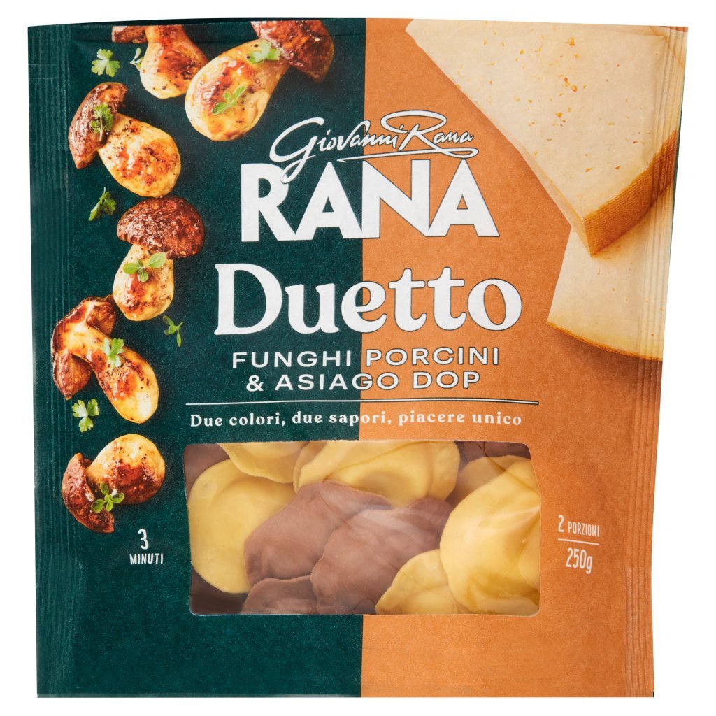 Giovanni Rana Duetto Funghi Porcini & Asiago Dop