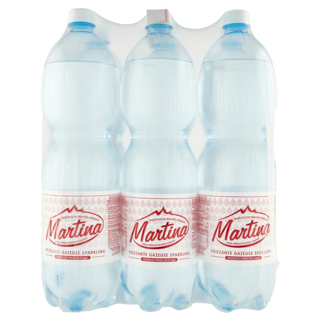 Martina Acqua Minerale Naturale Montoso Frizzante 6 x 1,5 l