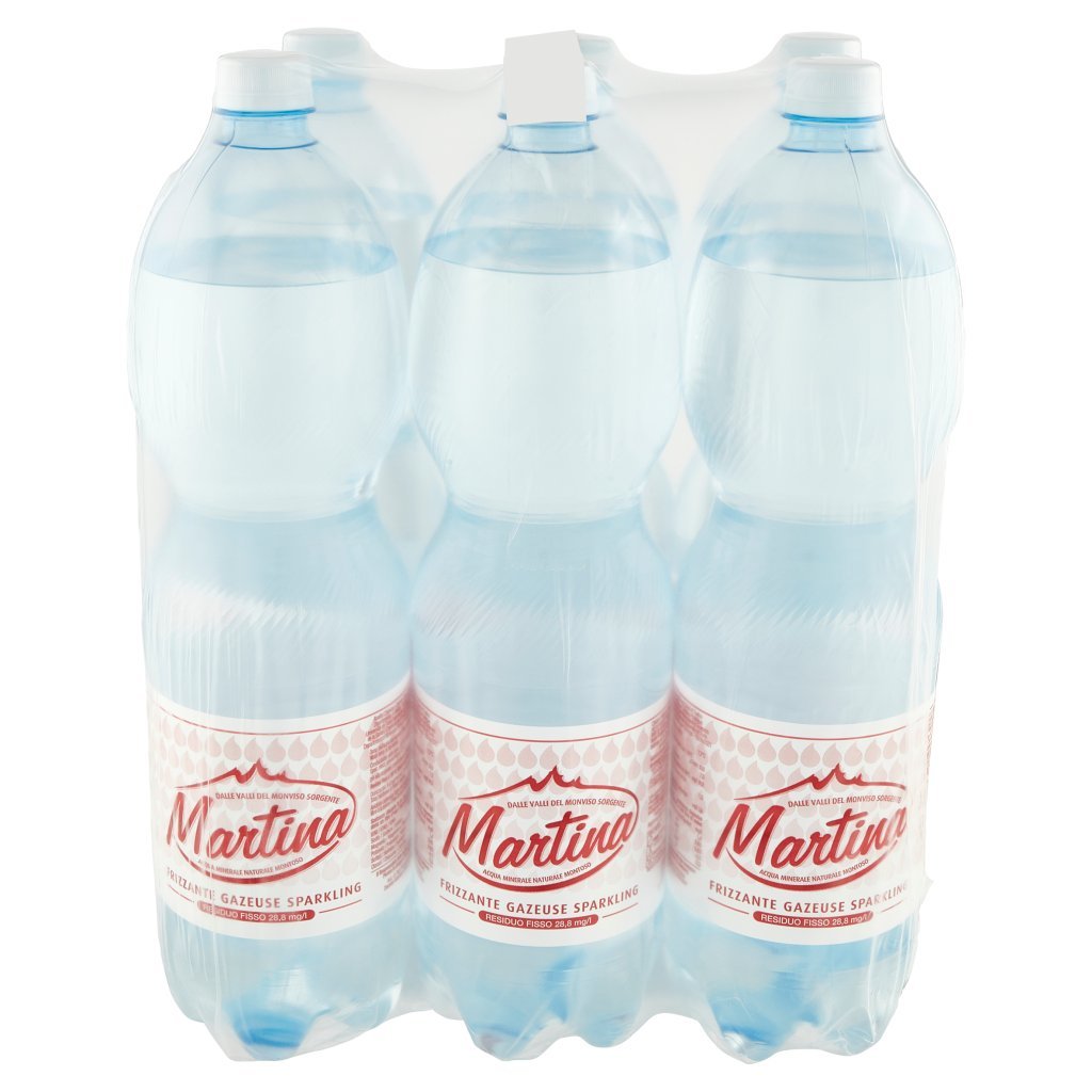 Martina Acqua Minerale Naturale Montoso Frizzante 6 x 1,5 l