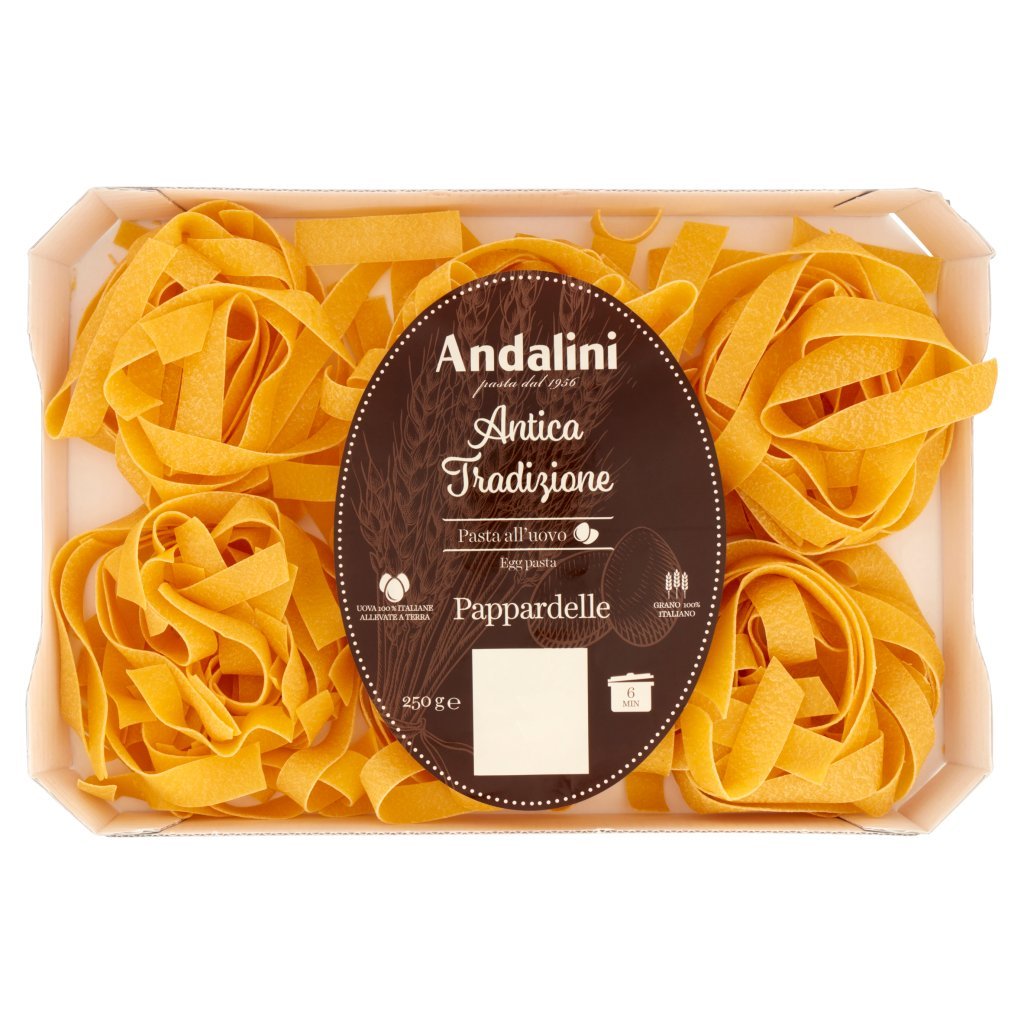 Andalini Antica Tradizione Pasta all'Uovo Pappardelle