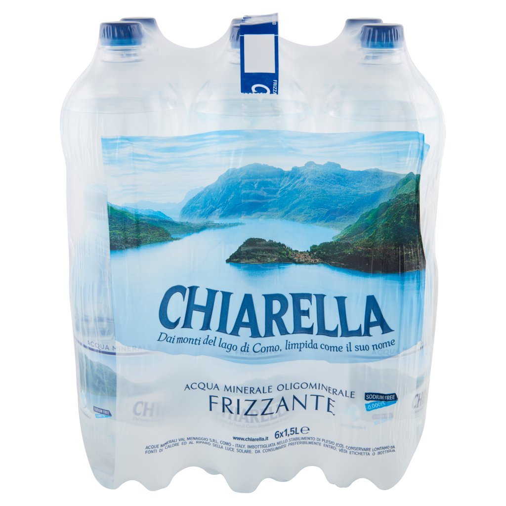 Chiarella Acqua Minerale Frizzante Oligominerale 6 x 1,5 l