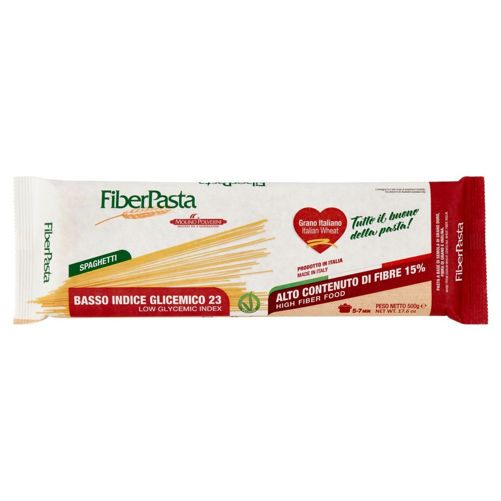 Fiberpasta Basso Indice Glicemico 23 Spaghetti