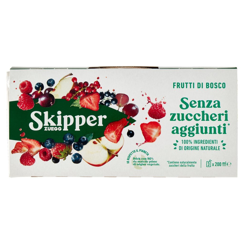 Zuegg Skipper Frutti di Bosco senza Zuccheri Aggiunti*