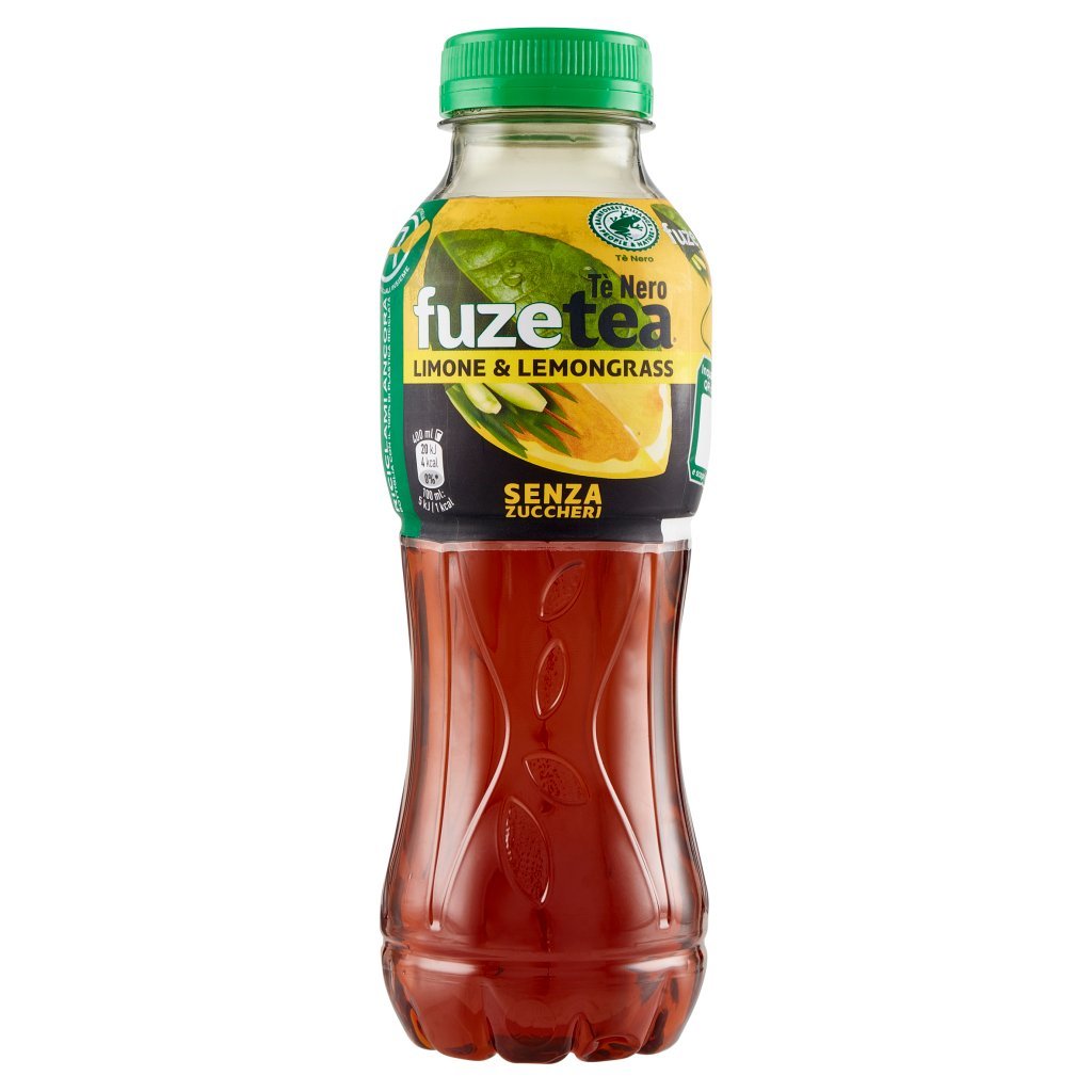 Fuze Tea Zero Fuze Tea senza Zuccheri, Tè Nero Limone con una Nota di Lemongrass Pet