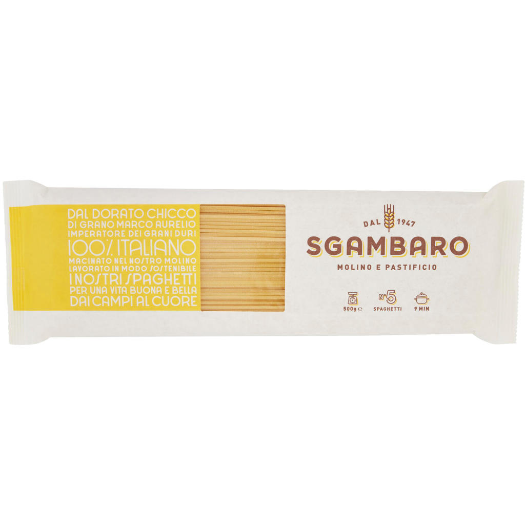 Sgambaro Sem.spaghetti 5 Traf.B Cl 500g Sgambaro
