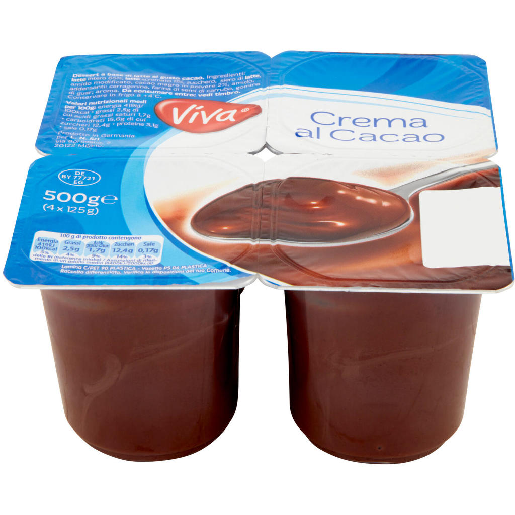 Viva Crema al Cacao 4x125gr