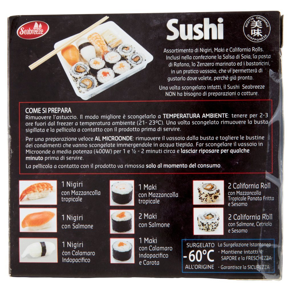 Seabreeze Sushi 11 Specialità Assortite