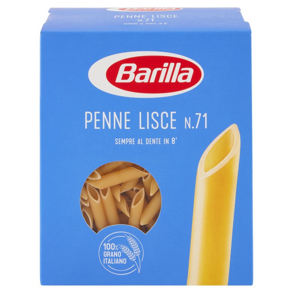 Barilla Pasta Penne Lisce N.71 100% Grano Italiano