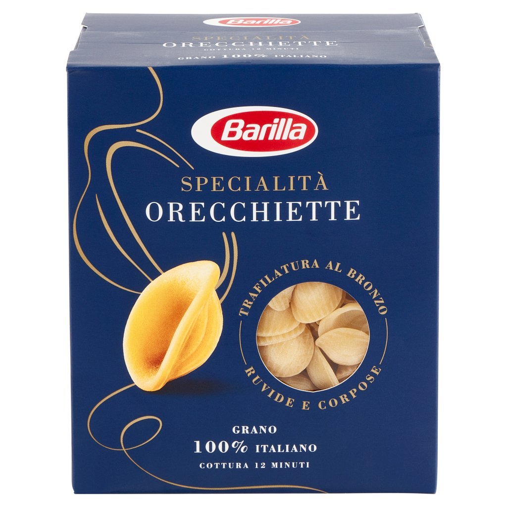 Barilla Pasta Specialità Orecchiette Pugliesi 100% Grano Italiano