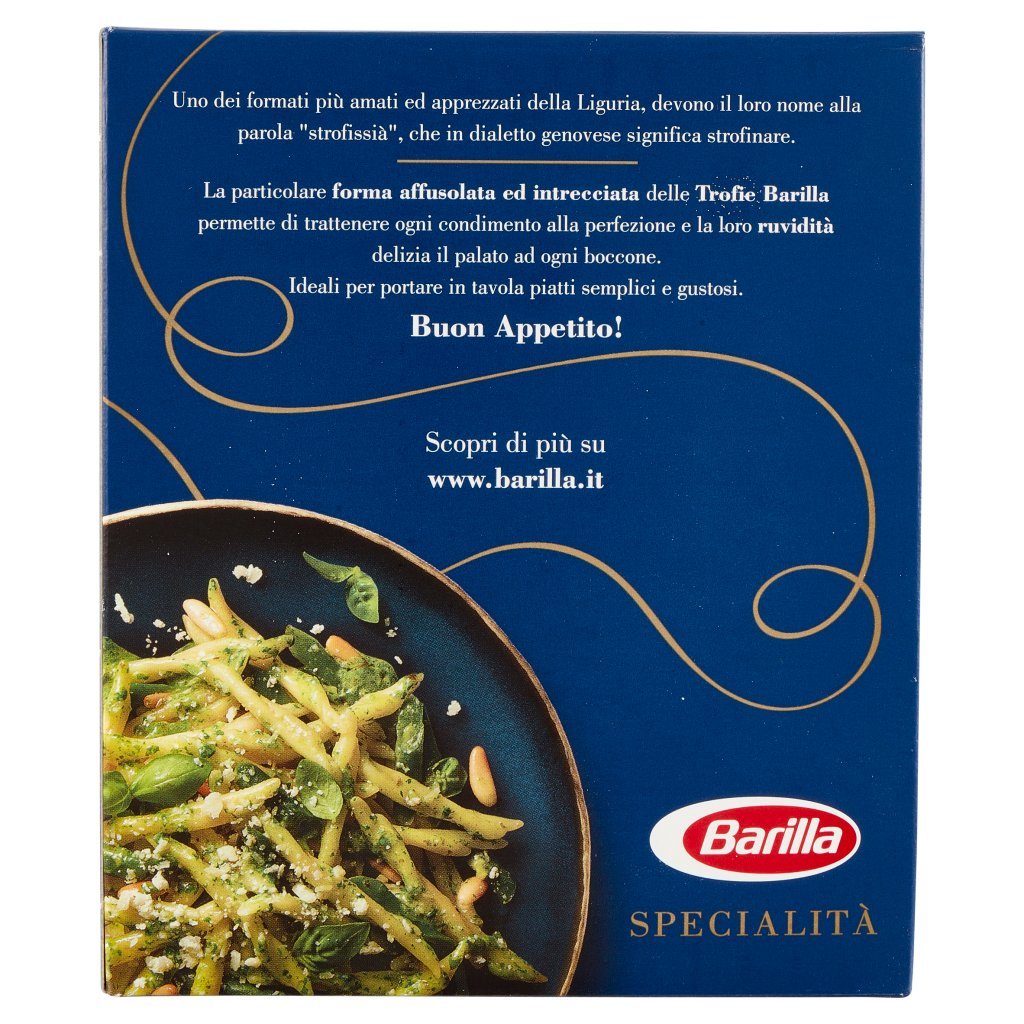 Barilla Pasta Specialità Trofie Liguri 100% Grano Italiano