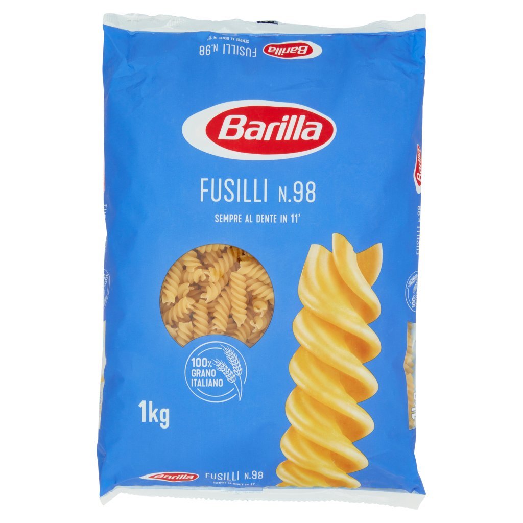 Barilla Pasta Fusilli N.98 100% Grano Italiano Cello 1kg