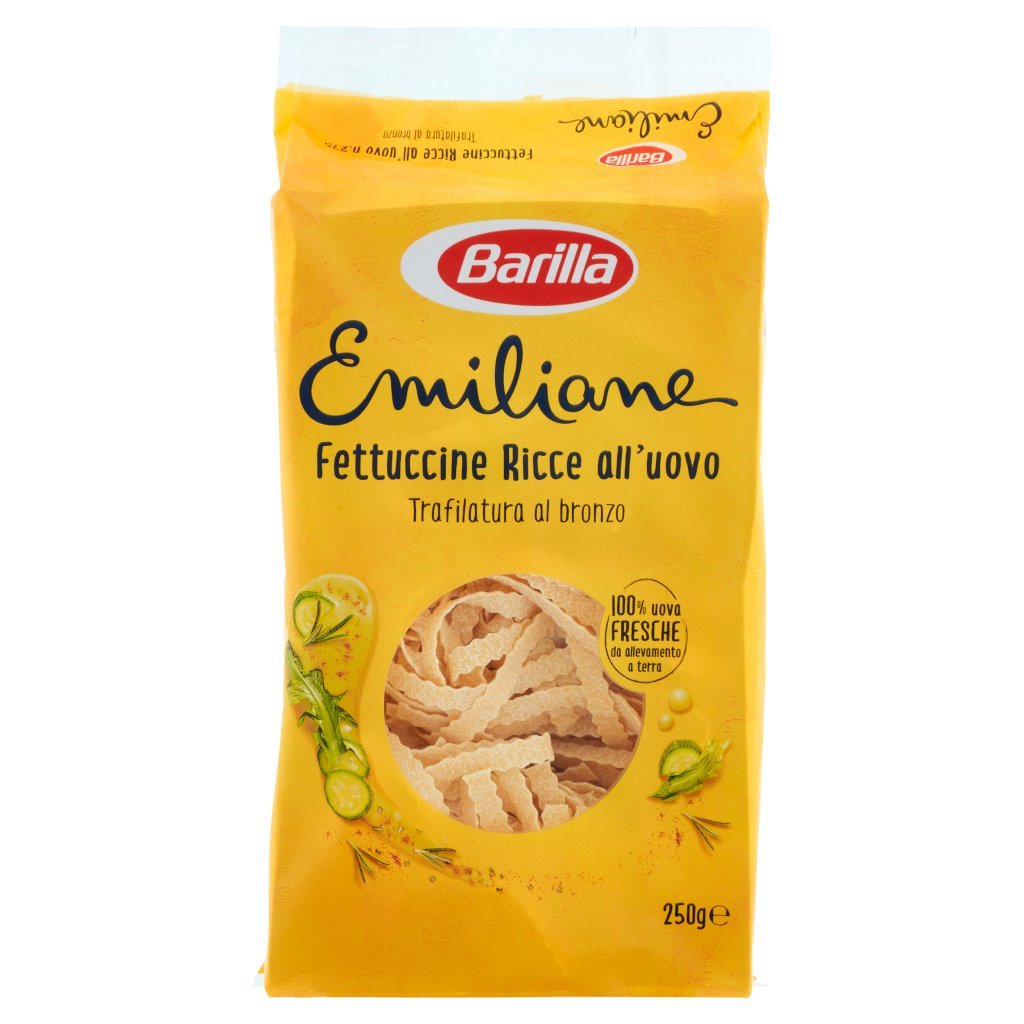 Barilla Emiliane Fettuccine Ricce Pasta all'Uovo