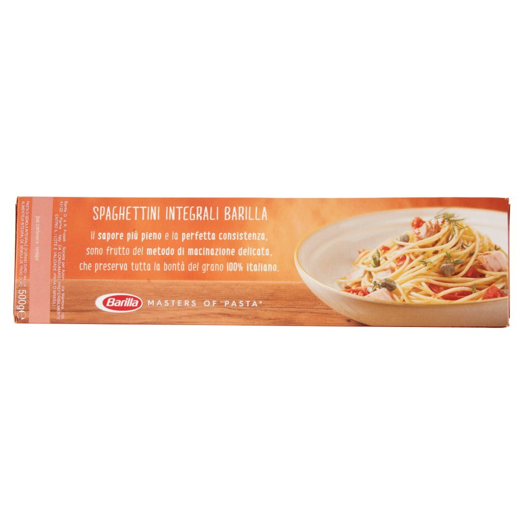 Barilla Pasta Integrale Spaghettini 100% Grano Italiano