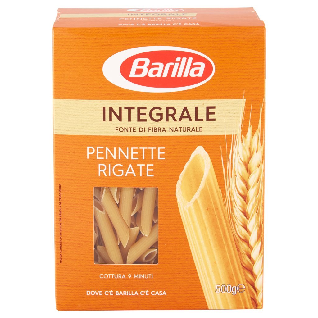 Barilla Pasta Integrale Penne Rigate 100% Grano Italiano