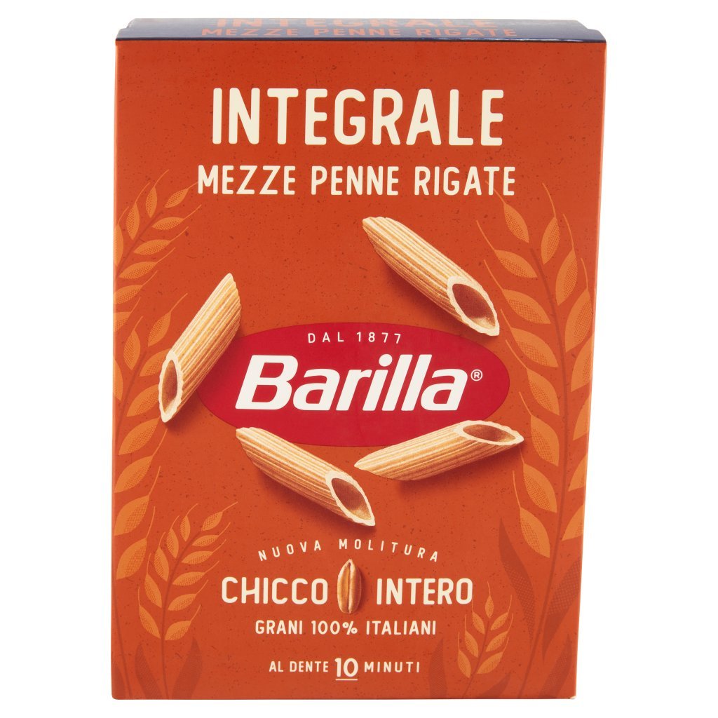 Barilla Pasta Integrale Mezze Penne Rigate 100% Grano Italiano