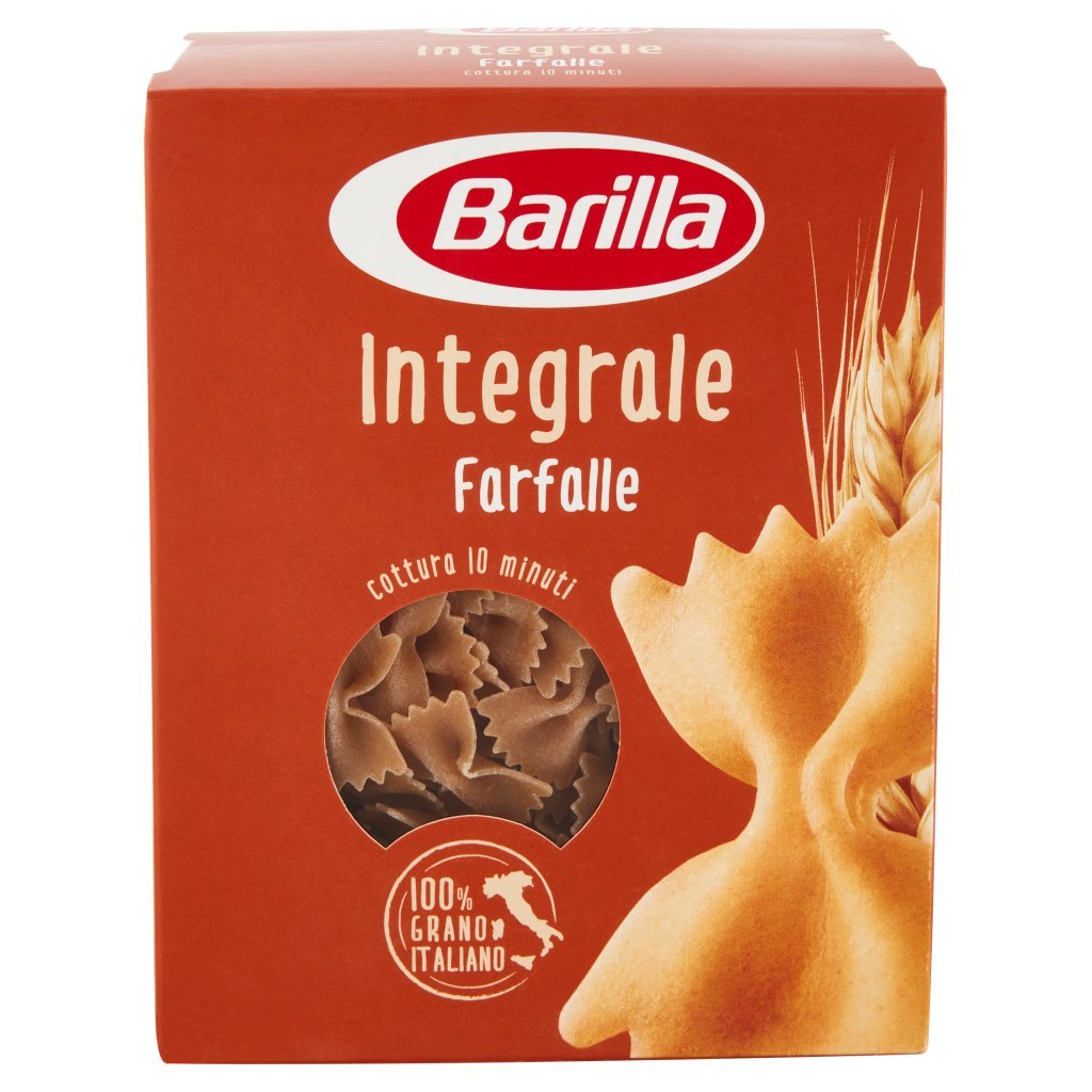Barilla Pasta Integrale Farfalle 100% Grano Italiano