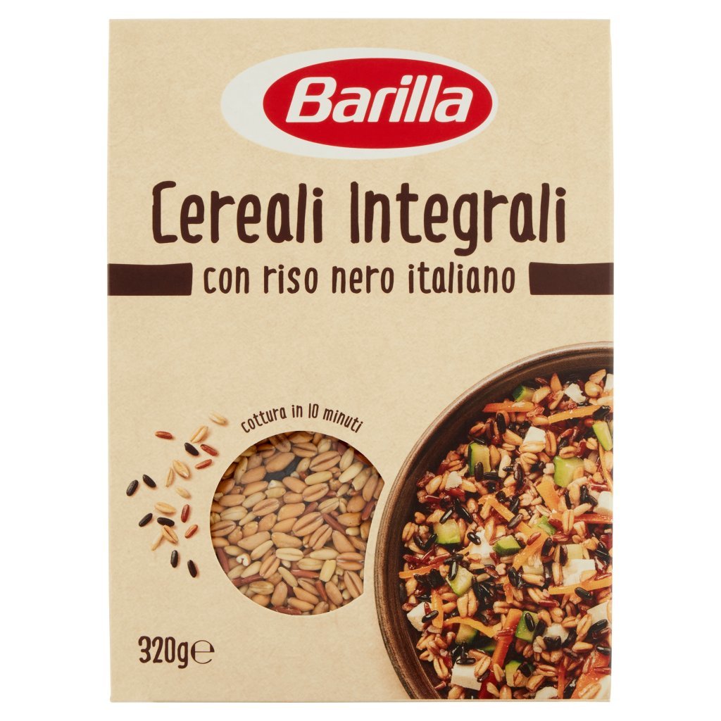 Barilla Cereali Integrali con Riso Nero Italiano Fonte di Fibre
