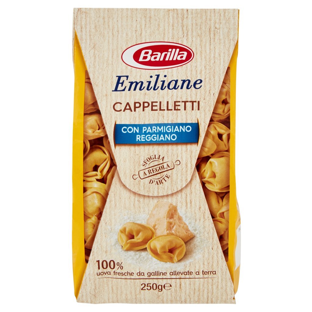 Barilla Emiliane Cappelletti con Parmigiano Reggiano Pasta all'Uovo Ripiena