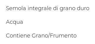 Barilla Pasta Integrale Bavette 100% Grano Italiano